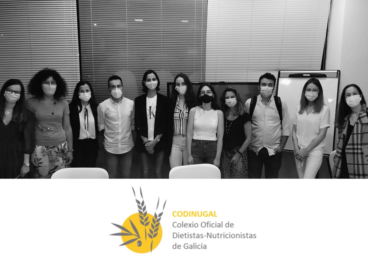 Mariagrdietista's tweet photo. CODINUGAL (Colexio De Dietistas-Nutricionistas de Galicia) estrena nueva junta directiva. Que la fuerza nos acompañe 😉💪. #codinugal #quelafuerzanosacompañe #colegiodietistasgalicia https://t.co/8RaN5BuL6v