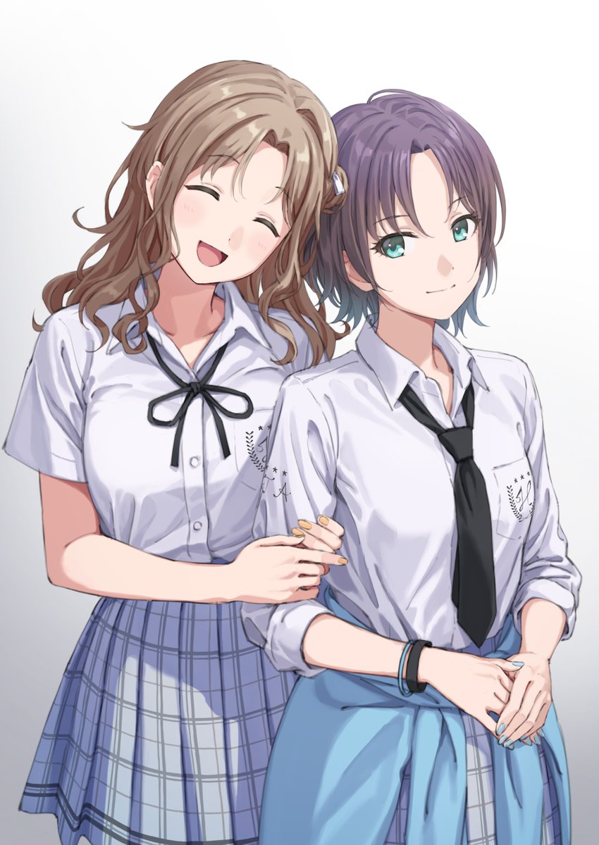 浅倉透 ,市川雛菜 「透と雛菜 」|tuchinokoeffectのイラスト