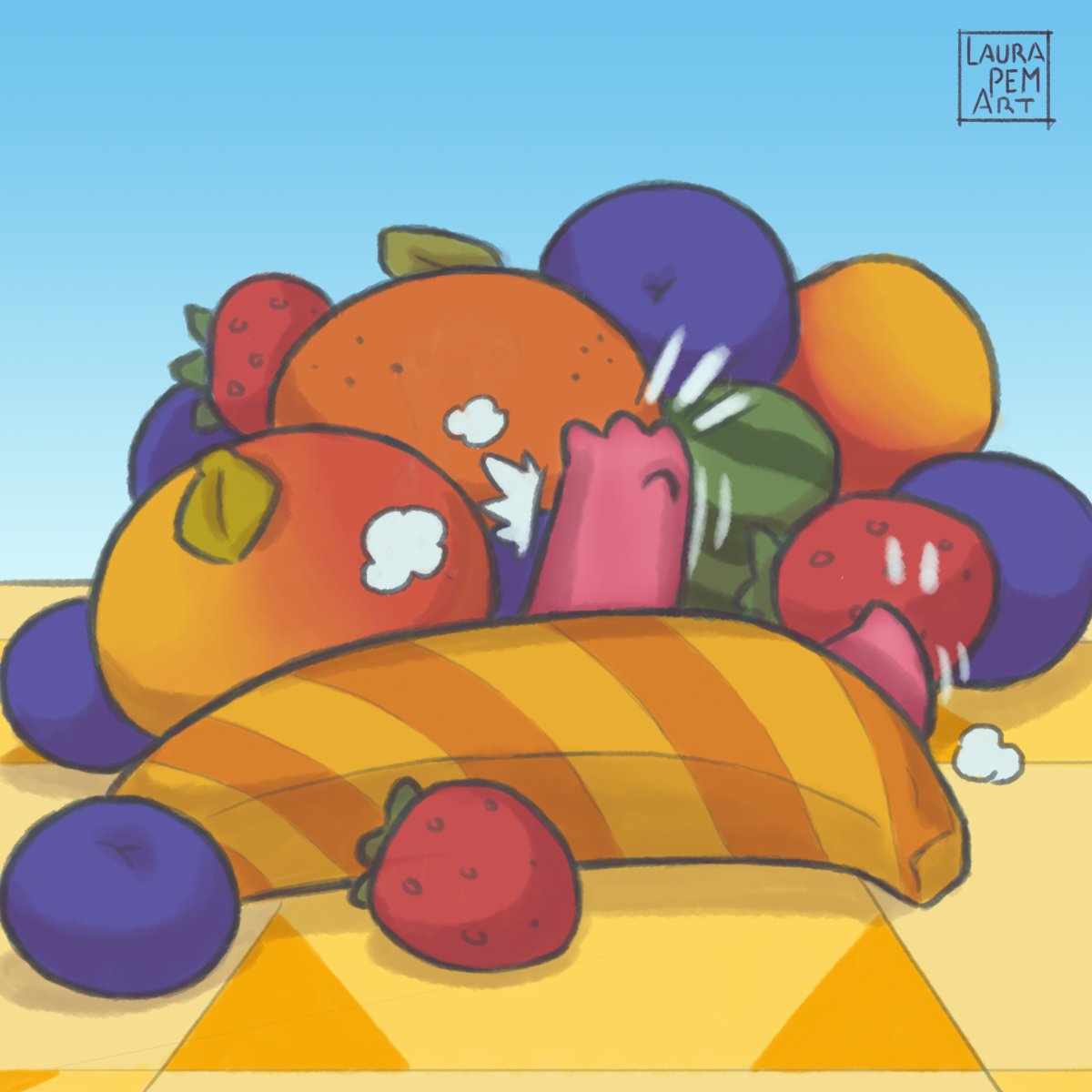 LauraPemArt's tweet photo. Comic 8. The fruit revenge
@FallGuysGame @Mediatonic 
#FallGuys #FallGuysGame #fallguysart #FallGuysUltimateKnockout #FallGuysSeason2 #fallguyscomic https://t.co/b0SBRtr7RZ