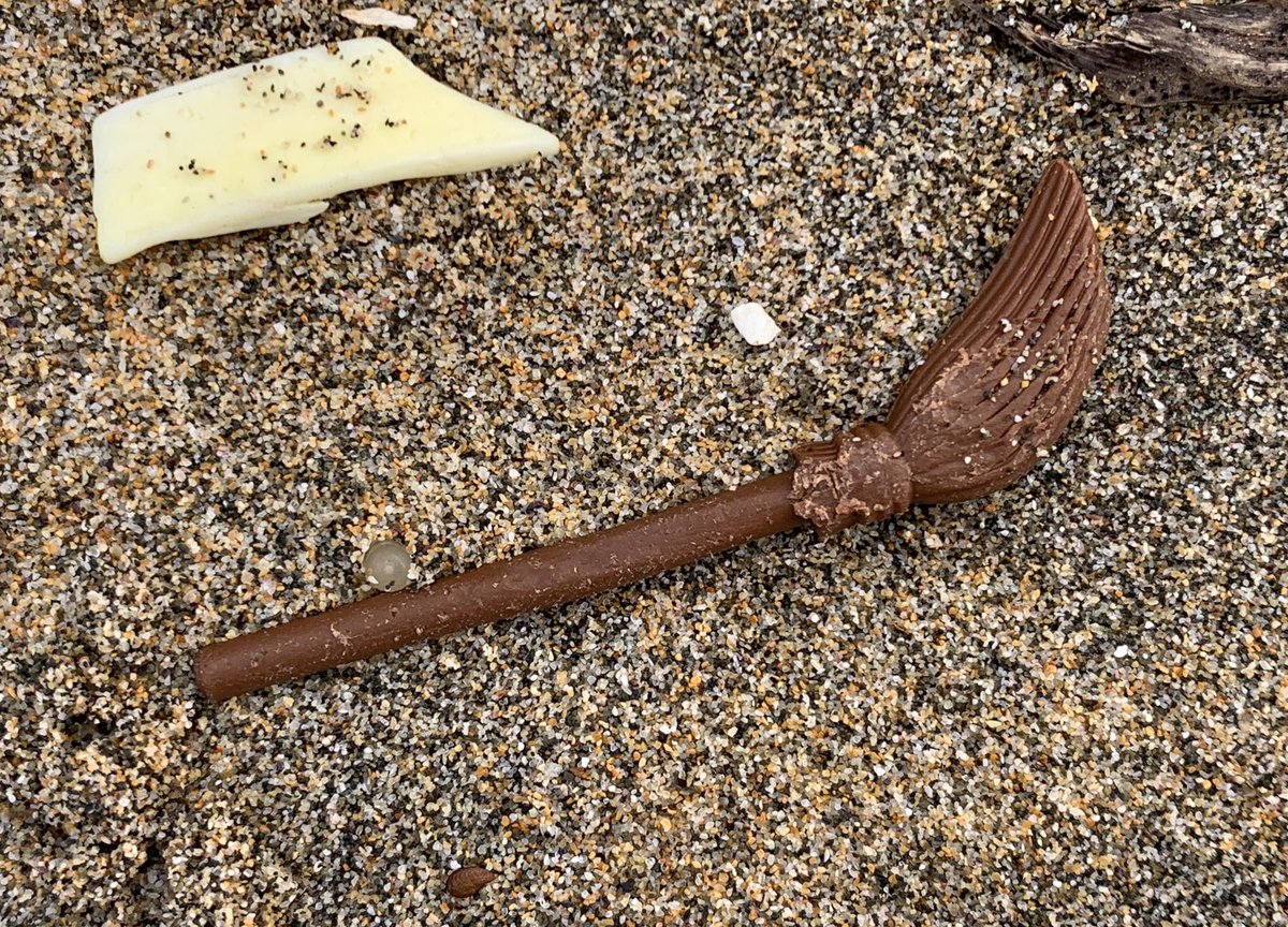 It’s 23 years since nearly five million pieces of Lego fell into the ocean 20 miles off Land’s End but they’re still turning up. We discovered these yesterday, washed out of the sand after high spring tides.