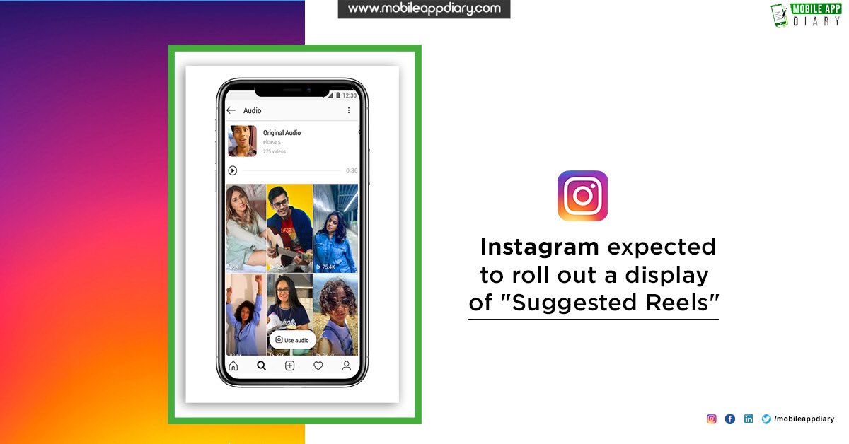 mobileappdiary's tweet photo. Can Instagram make reels happen and use it as a tool to curb the growth of TikTok?
@instagram
#Mad #Mobile #MobileAppDiary #MobileAppDevelopment #AppStore #PlayStore #Android #Apple #Instagram #Stories #PostReels #reel #PostFeed #IGTV #InstagramFeature #SuggestedReveals https://t.co/SL9v39FrA3