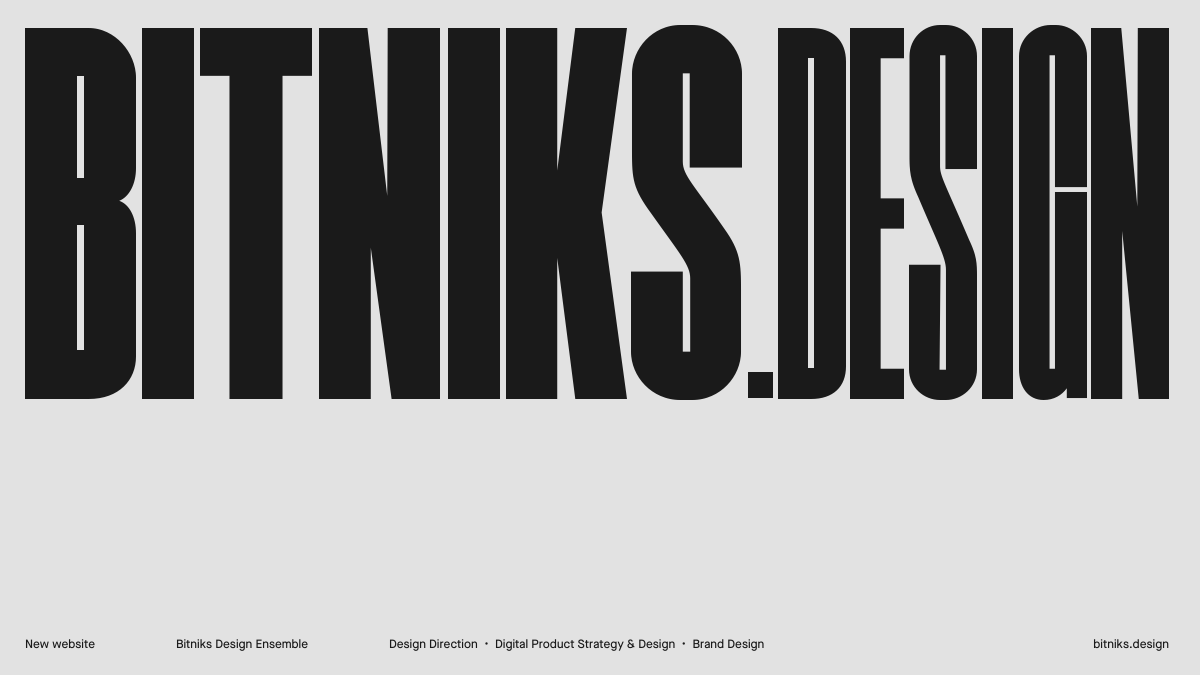 BitniksDesign's tweet image. Website refreshed → bitniks.design