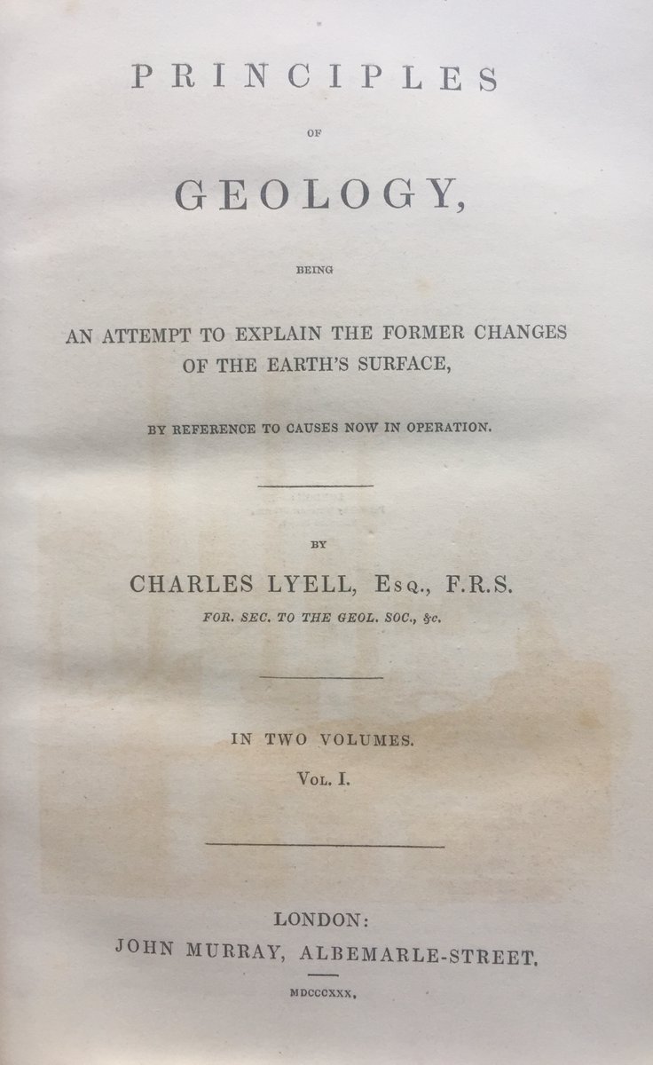 Lyell’s book controversially questioned the biblical belief that unique catastrophes, such as Noah’s flood, shaped the Earth’s surface. Instead Lyell promoted uniformitarianism- the view that the Earth was shaped by the same gradual geological processes still in operation today.