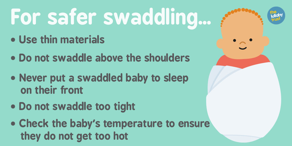 swaddling lullaby trust