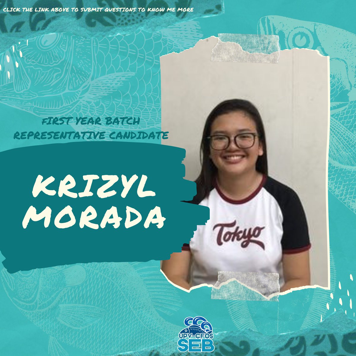 UPVCFOS_SEB's tweet image. Presenting the official list of candidate for this CFOS SC ELECTIONS for First-year batch representative. To get to know your candidate more kindly click the link to submit questions:forms.gle/5FnnWTp9jGzXPy…