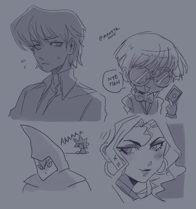 forgot i watched yugioh like a month ago and sketched this 