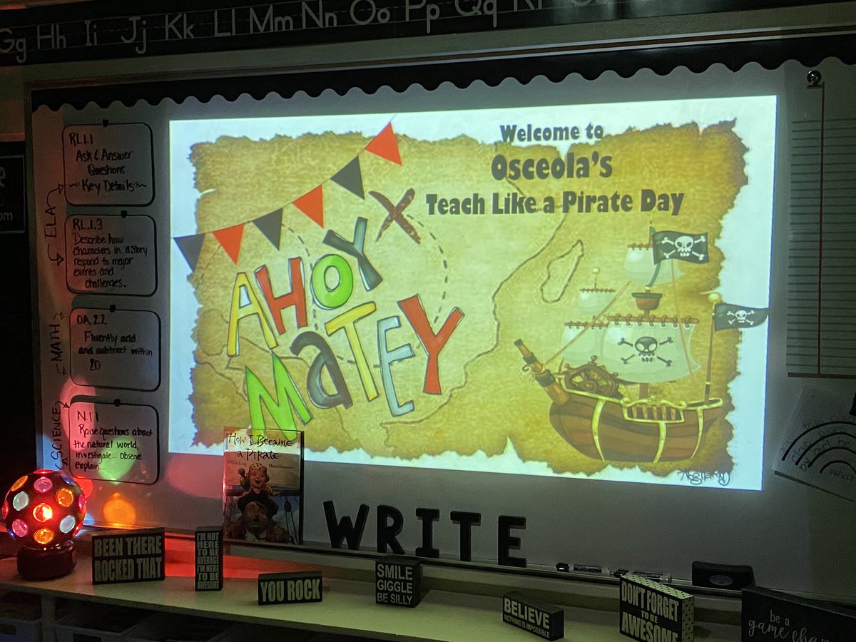 AcademicAnnVCS's tweet photo. Second grade LIVE students had an AWESOME Talk Like a Pirate Day on Friday. So. Much. Fun. #AwesomeOsceola @OsceolaElem #VCStlap https://t.co/MMYoxlIOMU
