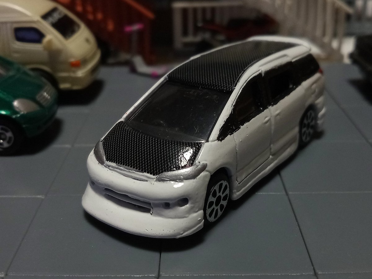 トミカ改造 #トヨタエスティマ スポーティカスタム仕様を紹介します