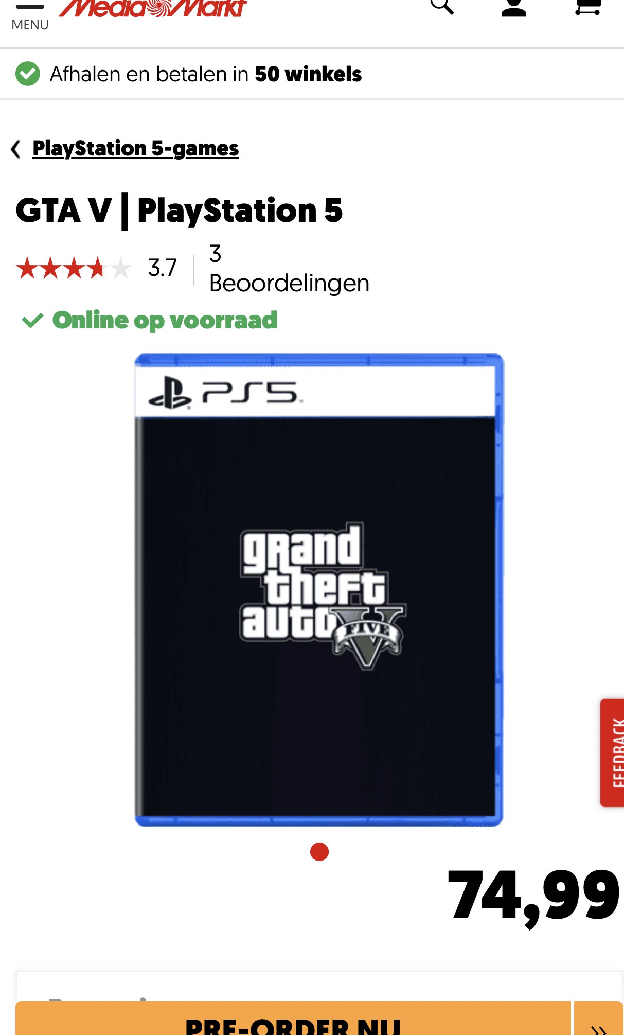 GTA V - PS5, PS5