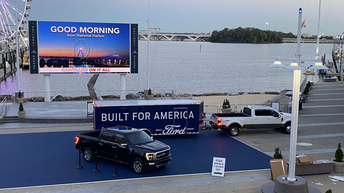 caseygroup's tweet image. Hey DC, the sun is rising on today’s @Ford event at @NationalHarbor - come check out the 2021 #F150 and . #BuiltForAmerica #BuiltForDC