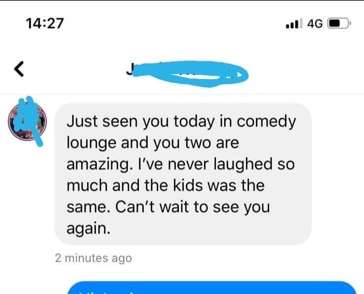 HorribleStunts's tweet photo. A lot of love coming in! We are truly grateful and can’t wait to get back on stage for more crazy Horrible Stunts!! Remember kids, don’t try this at home 👍🏼 #horriblestuntsforkids #comedy #hull #comedylounge #donttrythisathome https://t.co/nbpZhSFKO0