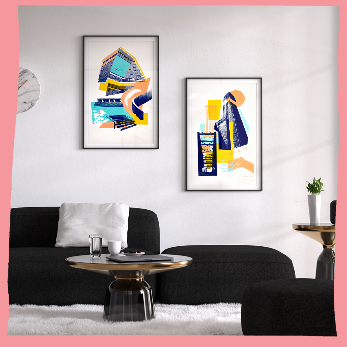 Please get in touch if you want any advice on how to make our prints look their best. We can suggest frame #colours, styles and #framers. We love how these two prints are hung together!