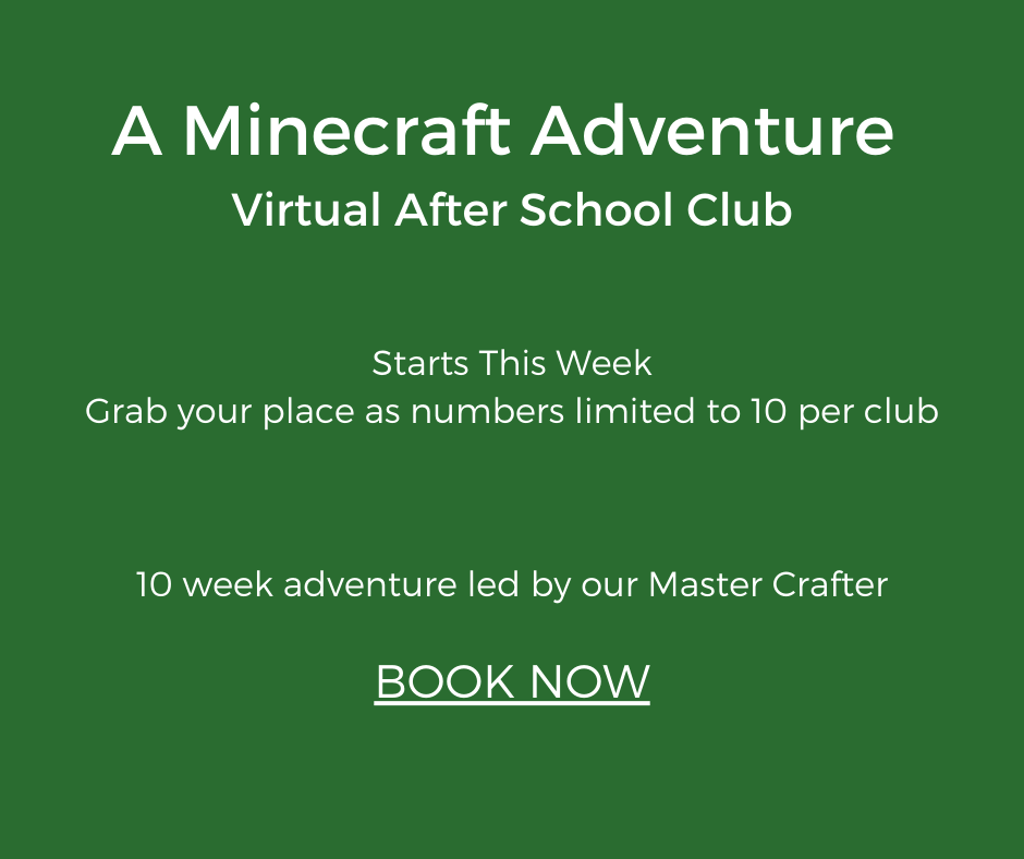 GameWagon's tweet photo. A fun and interactive virtual After School Club.
Makes friends and have fun in Gamewagon's private Minecraft World.
A 10 week survival Minecraft adventure led by a Gamewagon Master Crafter. https://t.co/MyxqcbtCWa https://t.co/ZpOA5gUMjB