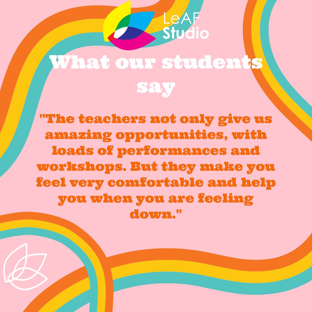 LeAF_Studio's tweet image. It’s always wonderful to read student, parent and carers thoughts and comments. 

If you’d like to share your positive stories, comments or provide a testimonial, you can contact our Senior Leaders, Specialism Leads or send an email to leafsocialmedia@leaf.bournemouth.sch.uk