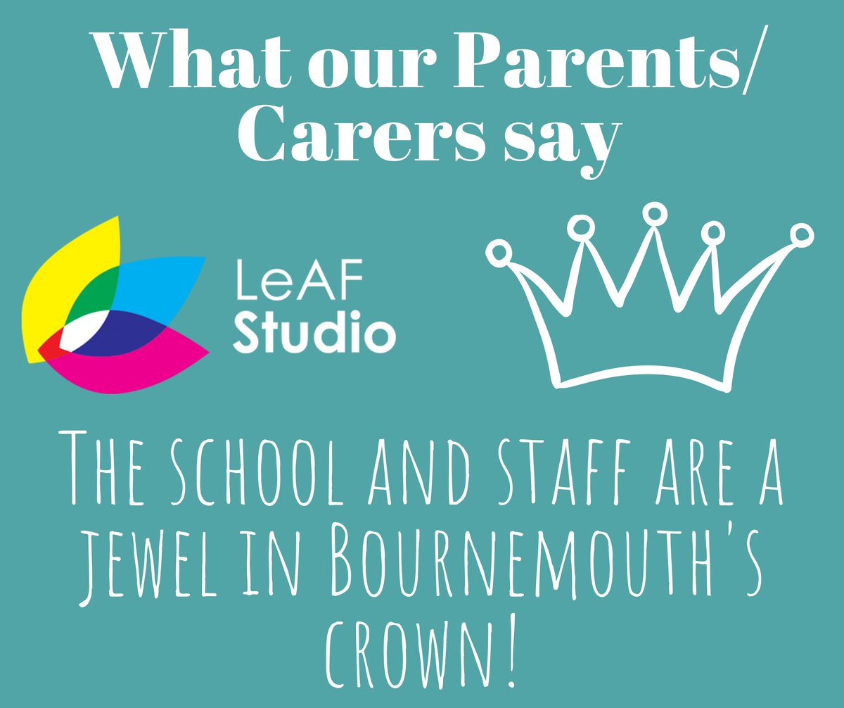 LeAF_Studio's tweet image. It’s always wonderful to read student, parent and carers thoughts and comments. 

If you’d like to share your positive stories, comments or provide a testimonial, you can contact our Senior Leaders, Specialism Leads or send an email to leafsocialmedia@leaf.bournemouth.sch.uk