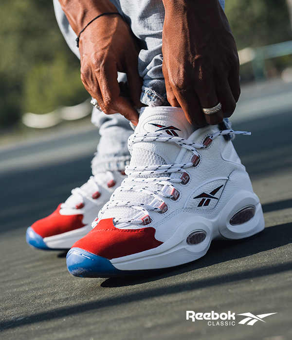 reebok question mid red toe