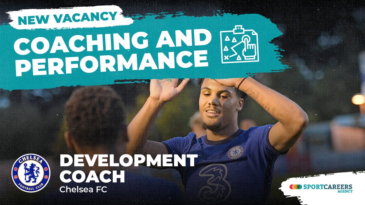 footycareers's tweet image. A new role at @ChelseaFC has just came in to the office 🏅

Development Coach Position ⚽️🏃‍♂️🏀

For more details and to apply, click on the link below
👇

bit.ly/3mC8nBf

#SportCareersAgency #FootballJobs #DevelopmentCoach #SportDevelopmentOfficer