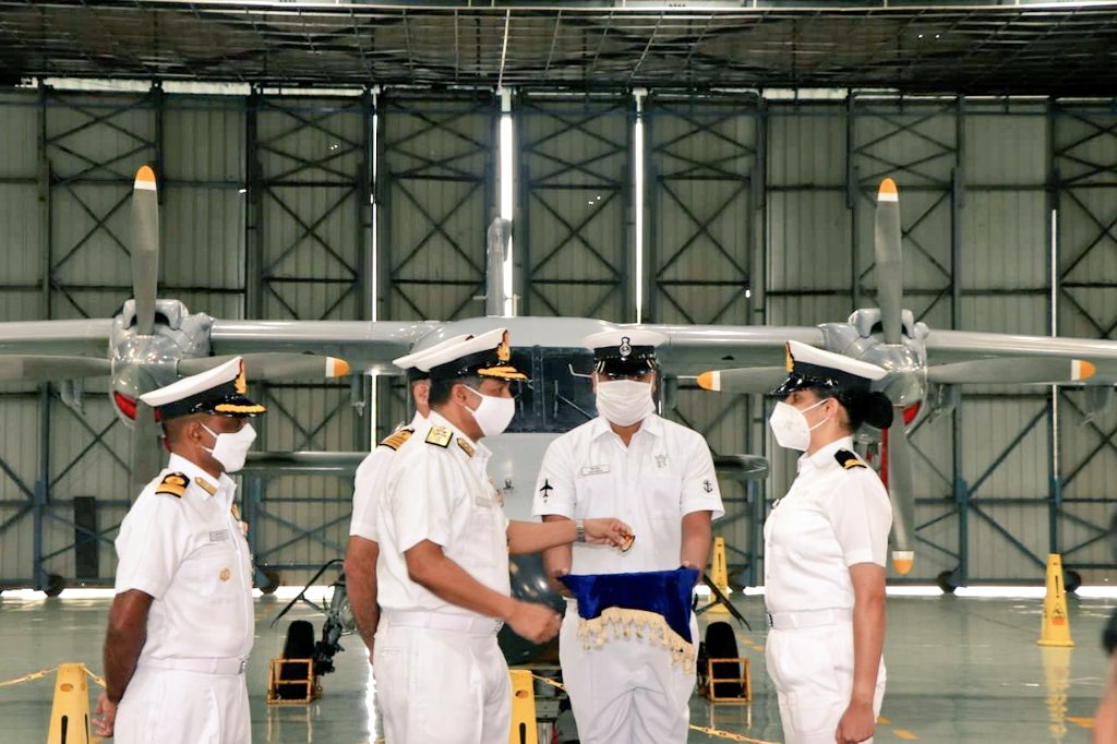 I congratulate Sub Lt Kumudini Tyagi and Sub Lt Riti Singh for becoming the first women airborne combatants in the Indian Navy who will operate helicopters onboard warships. May you soar to greater heights. So proud of your achievement.