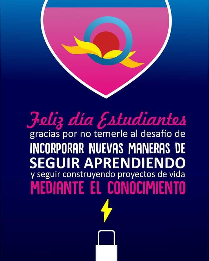 Feliz día a los/as protagonistas de este día tan especial para la Educación santiagueña.
¡¡¡FELIZ DÍA ESTUDIANTES!!