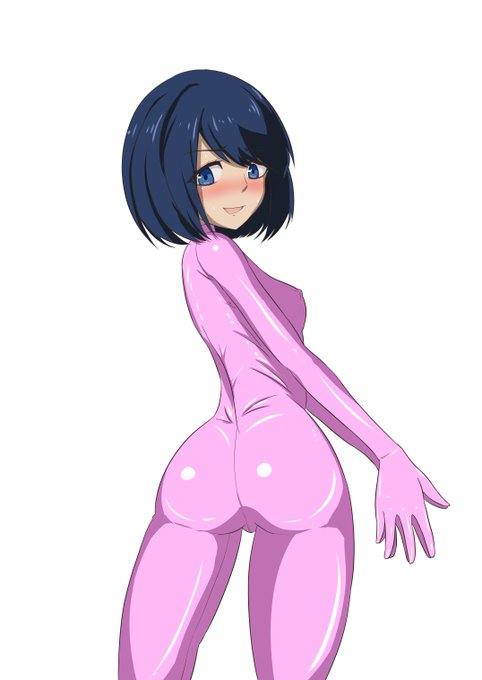 お題箱より
首から下全部が覆われているタイプの桃色ラバースーツを着ている火の丸相撲の天王寺咲。 