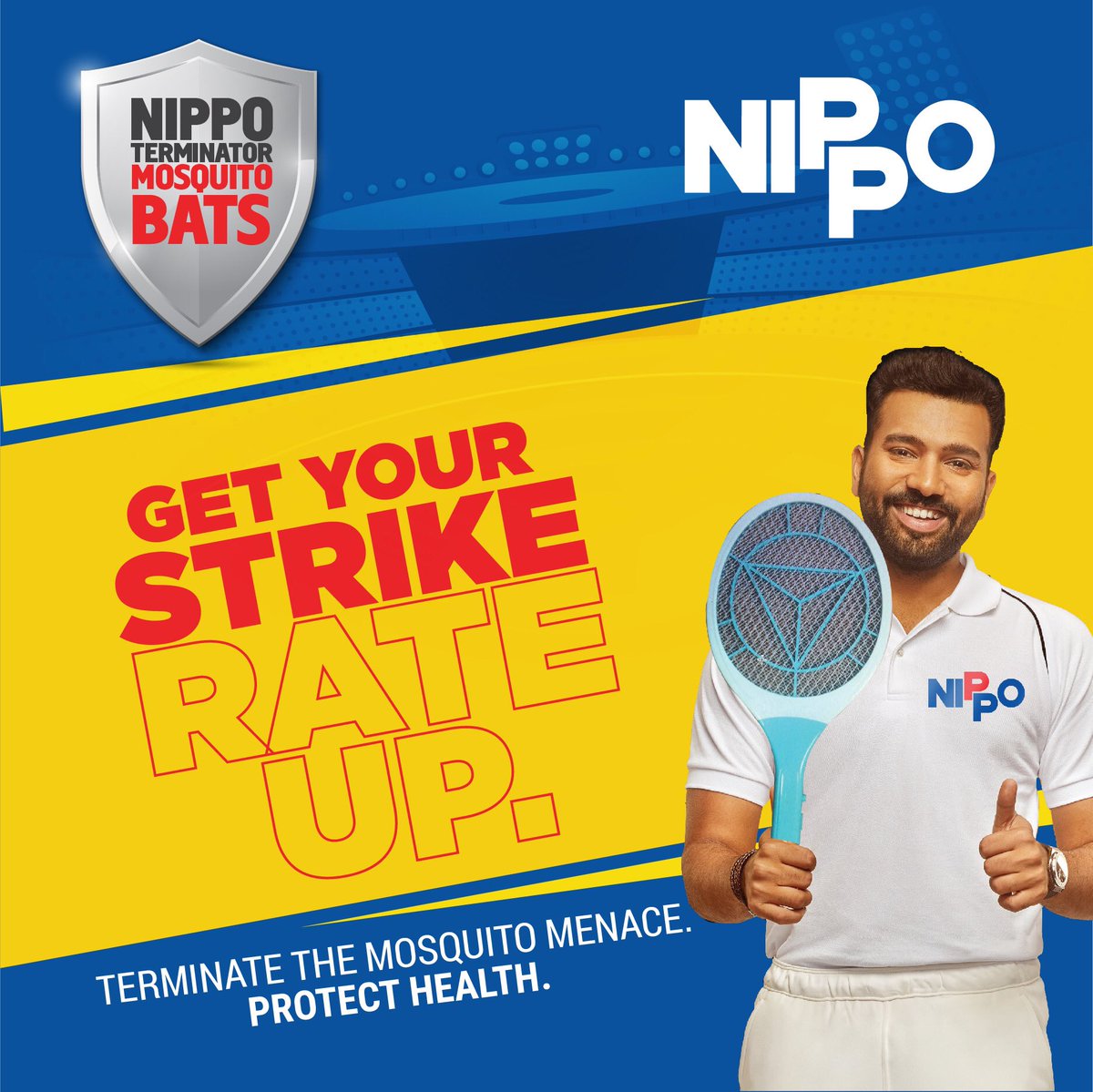 Eliminate mosquitoes and stay protected with the #nippoterminator

#madeinindia #nippopower #nippobats #stayprotected #nippoindia
