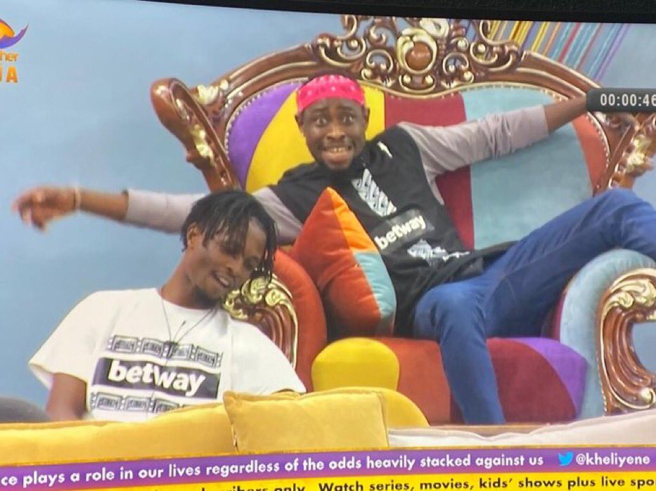 Laycon X trikytee  @trikytee Our very own Oga and Depo! Tranquility everyone! They gave us a very beautiful, Fun and peaceful HOH reign They bonded very lateThank you Triky for choosing him as DHOH  #VOTELayconNonStop  #bbnaija