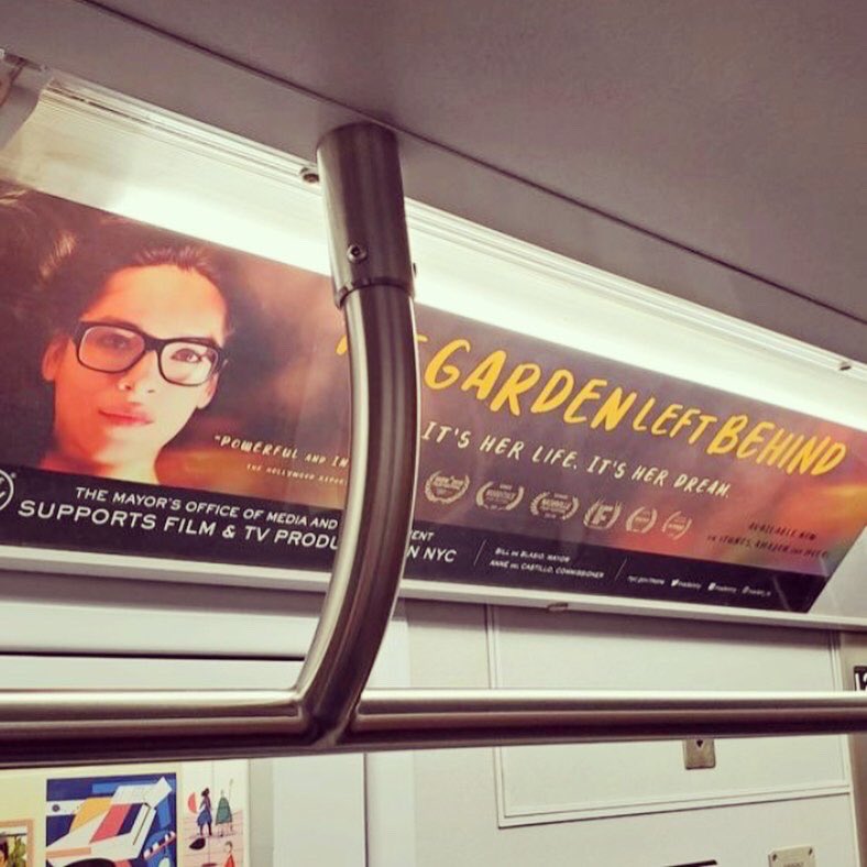 tglbmovie's tweet image. Thrilling subway news!#TheGardenLeftBehind directed by @FlavAlves starring #CarlieGuevara, now streaming on @PrimeVideo @Itunes #DirectTV etc and enjoying a subway run too! #thegardenleftbehind #IamHer #TransIsBeautiful #NYC  #posters Big thx @NYCMayorsOffice @MadeinNY!