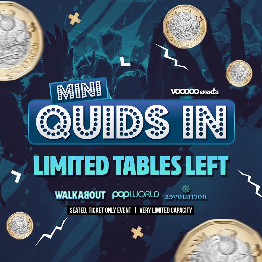 ⚠️ WALKABOUT IS NOW SOLD OUT ⚠️

Limited tables still available at Revolution Electric Press &amp; Popworld Leeds - Millennium Square!

Act fast and book your tables. First come first served! 🎉

Book here - voodooevents.co.uk 🎟