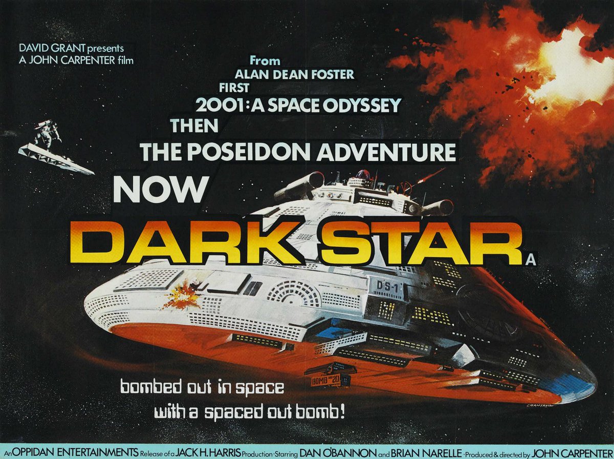 John's Carpenter's Dark Star (1974), where Ron met future Alien screenwriter Dan O'Bannon.(I still can't believe his dead)