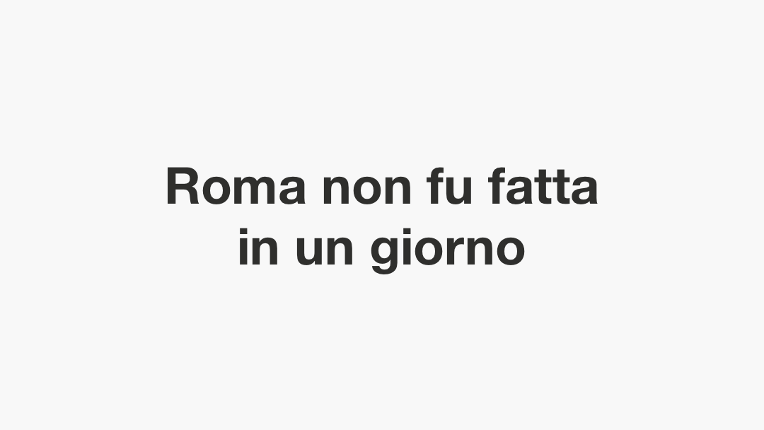 transkeyapp's tweet photo. Rome wasn't built in a day, but with patience and courage you can see your objectives achieved. Happy Monday!

#TransKey #MondayMotivation #TranslationApps #AppsGoneFree #iOSApps #TravelApps #Italy #ItalianProverb https://t.co/PlFv8zXiim