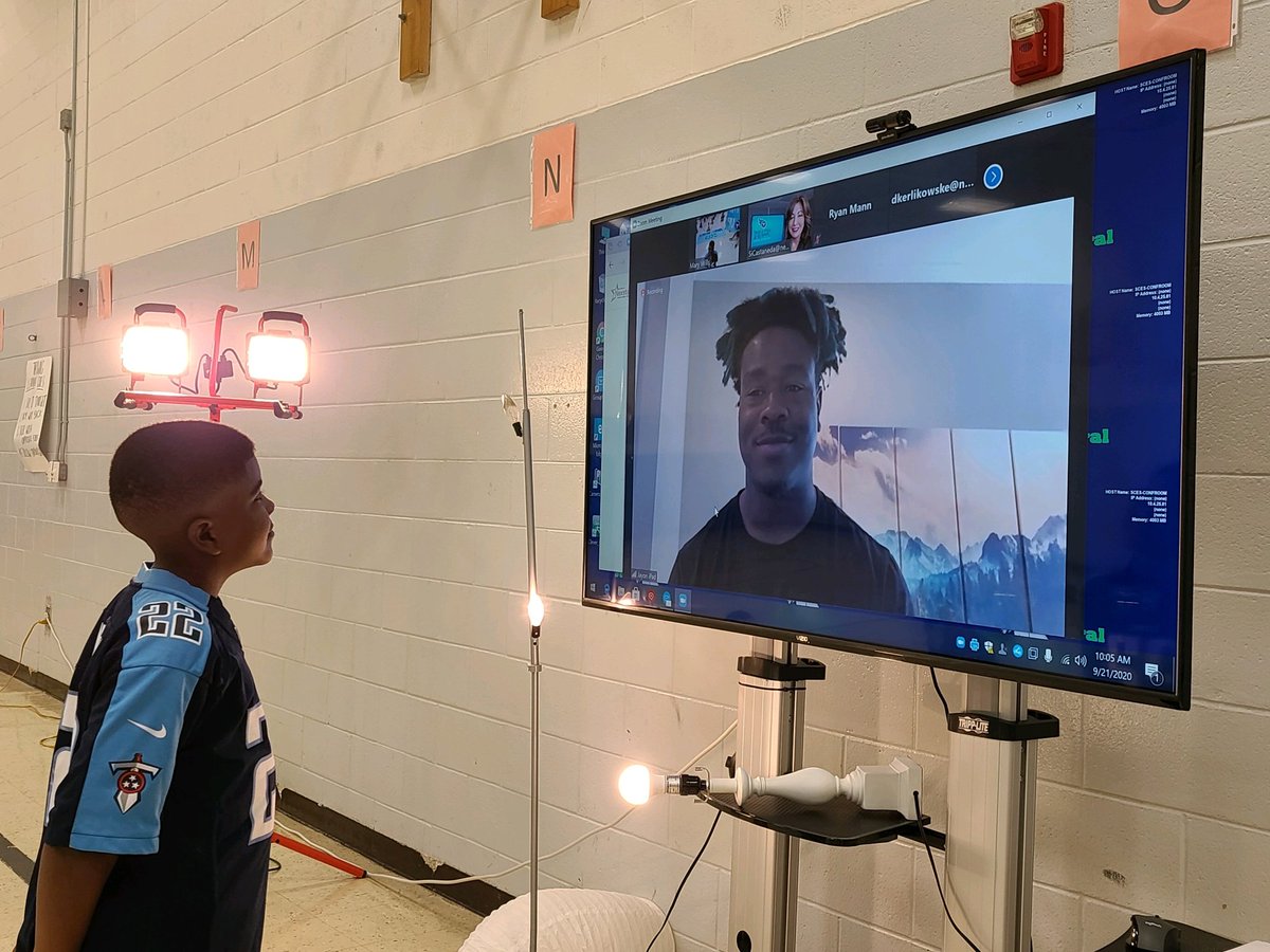 Sullivan Central's own Amari (Eli) Brooks was chosen to ask Tennessee Titan Jayon Brown 10 questions today!  I was super proud of Eli's thoughtful replies and Jayon's great attitude!  I just may become a Titan fan after all! <a href="/JayonBrown12/">Jayon Brown</a>