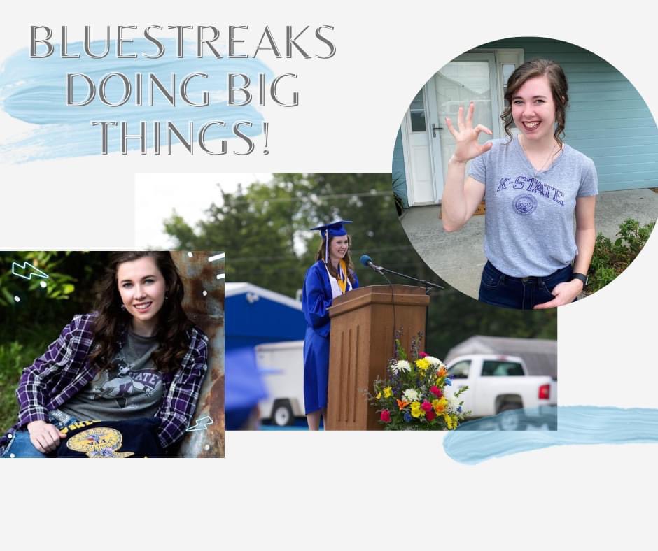 NeodeshaPromise's tweet photo. We have Bluestreaks doing BIG things! Ashley has a part time job in the admissions office at K-State, she was accepted to the Quest Freshman Honorary Program, and recently had her first meeting with the K-State College of Ag Training Program! We are so proud of you! #usd461 https://t.co/t1ZW2gHM2b
