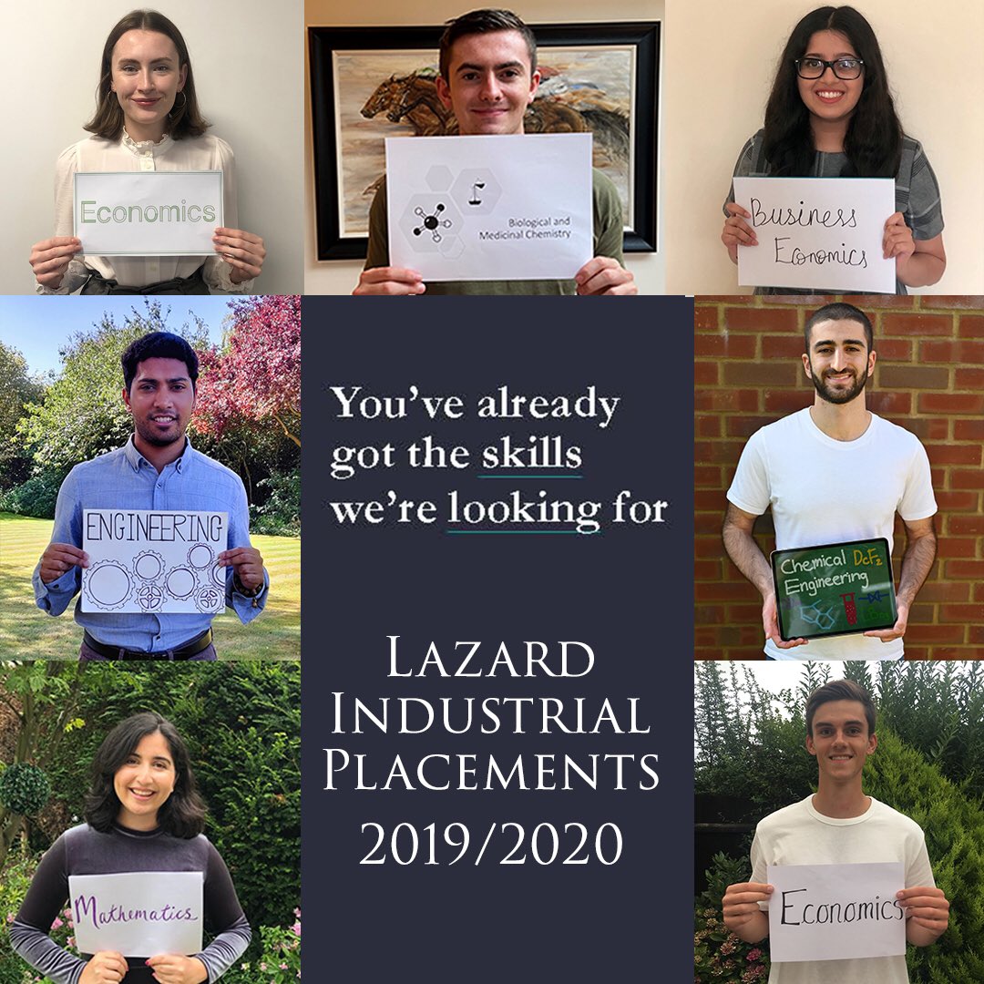 The Lazard London Industrial Placement Programme brings together individuals with diverse perspectives and degree disciplines. Register to chat with past participants about their experiences and the upcoming 2021 programme in a live Q&amp;A on 25 September: lazard.referrals.selectminds.com/specialevents/…