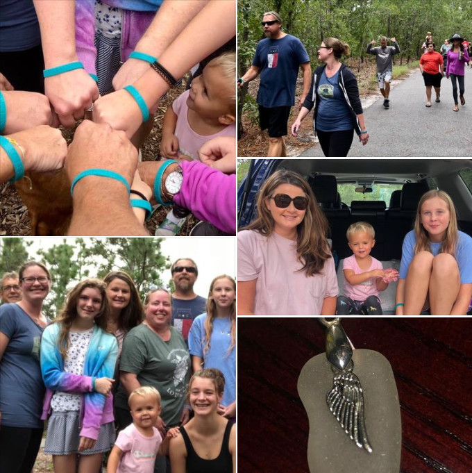 SCM19591's tweet photo. @SCscleroderma   Team Marti's Wings, honoring the memory of Marti Engle, stepped out to cure scleroderma on Saturday!   So far, Team Marti's Wings has raised $2,140 toward a cure! https://t.co/PYV5kUzt0o