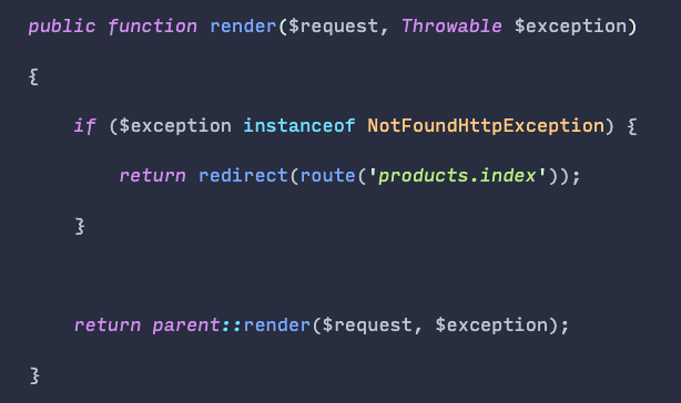 1. People underutilize the exception handler.