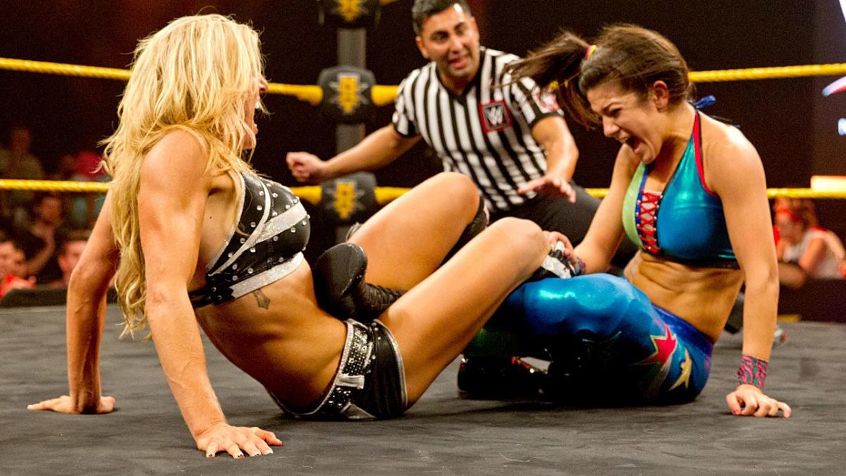 NXT 28 August 2014: Bayley vs Sasha BanksNXT Takeover Fatal 4 Way 11 September 2014: Bayley vs CharlotteNXT 2 October 2014: Bayley vs CharlotteNXT 9 October 2014: Becky Lynch vs Sasha Banks