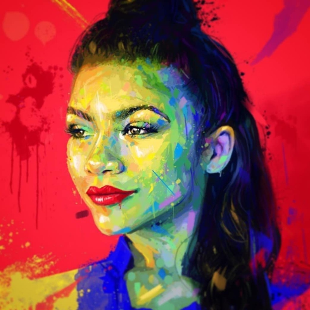 ZENDAYA @zendaya becomes youngest EMMY winner for lead Actress in Drama EUPHORIA ! 

Digital painting by @axe_colours in 2015'

#zendaya #zendayacoleman #euphoria #emmy #digitalartwork #digitalpaint #graffitiart #streetart #arteurbano #urbanart #pinturad… instagr.am/p/CFZ2FDcgfWG/