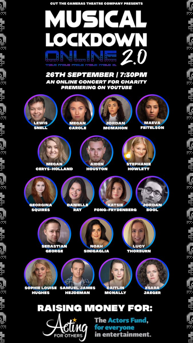 CutTheCamerasTC's tweet photo. LOOK AT THIS BEAUTIFUL LINE UP!!

THIS SATURDAY - 7:30pm! 

(It’s going to be better than Britain’s Got Talent 👀🥵) #MusicalLockdownOnline https://t.co/4Hbuhna4h9