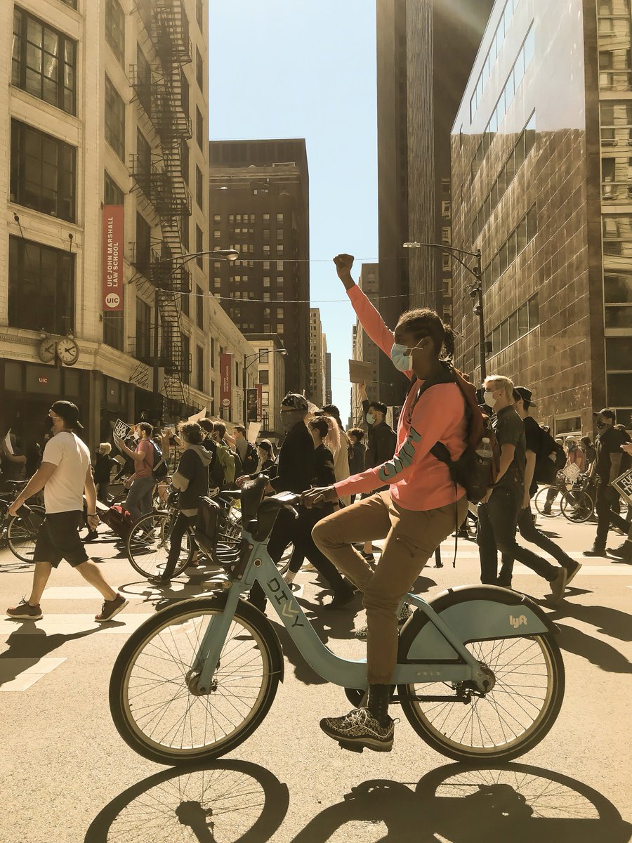 people marching in protest 