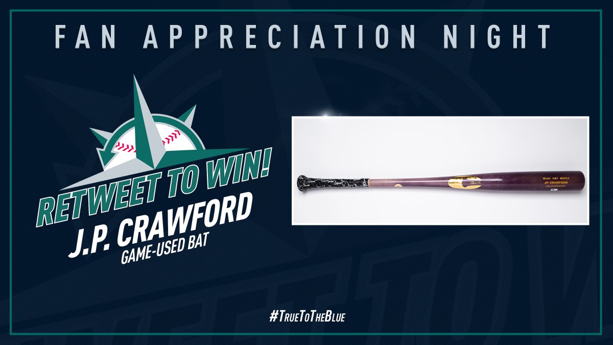 💥 RT TO WIN 💥 
 
We have another prize to give away to the best fans in baseball. Just retweet for your shot to win a <a href="/jp_crawford/">jp crawford</a> game-used bat. #TrueToTheBlue