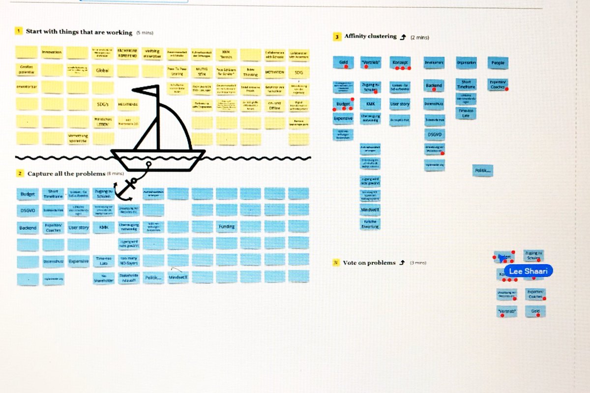 Danke an Lee und Carolin von <a href="/Accenture/">Accenture</a> für  eure Unterstützung im Online Workshop!  Das hat viel Klarheit gebracht!! Und: Wir sind auf dem richtigen Weg👍🏻@leeesdesign <a href="/CarolinKnothe/">Carolyn Lili Tikka</a> <a href="/techeroes2/">techeroes</a> <a href="/wirfuerschule/">#wirfürschule (hier inaktiv)</a> <a href="/DrostAnnemz/">A.D.</a> @BMBF_Bund