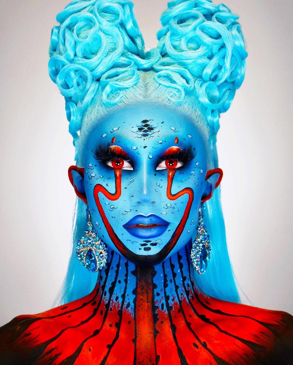 Crimsyn | BLM on Twitter: "Beta fish makeup! 🐟… "