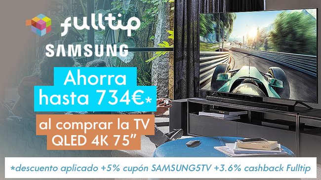 fulltip's tweet image. Ve tus #series y #películas favoritas con la mejor calidad en una #televisión de 75" y #ahorra más de 700€ en tu compra! 🤑

#Oferta válida hasta el 4/10 inclusive