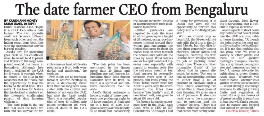 ahaque12's tweet photo. Date-Farmer article - Daily English SALAR, Bengaluru - 20Sep2020
#datefarmer #dates #farmer #agriculture #greenthumb #cultivate #crops #organic #fruit #datefruit #fruits #ceo #passion #hardwork #effort #success #harvest #trees #datetrees #palmtrees https://t.co/iWWXz7JkUM