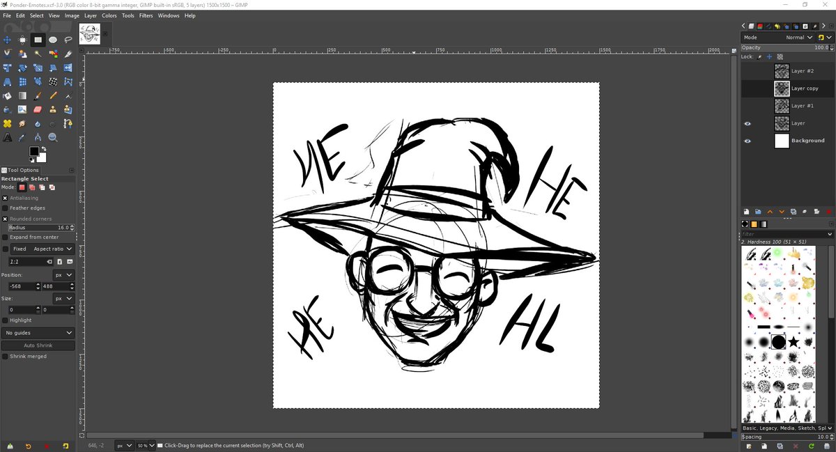ZombiWorkshop's tweet photo. Today on https://t.co/O9nSfebRtS, it's back to E-Mote-Mondays where I'll be drawing up a few emotes for the lovely @Ponder65 to be used on his #twitch streams. Comes see how they turn out on, by clicking that link - we're starting now! #art #digitalart #emotes #twitch #artsream https://t.co/crjxp07RC6