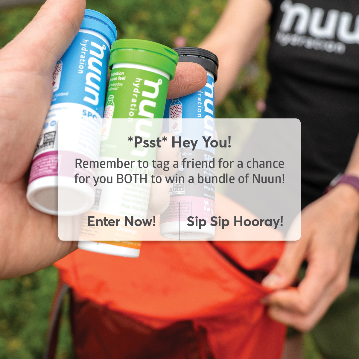 Nuun Hydration (@nuunhydration) on Twitter photo #GIVEAWAY with two winners! 👬🏼
Enter for a chance to win a month supply of Nuun Sport!
1. Follow <a href="/nuunhydration/">Nuun Hydration</a>
2. Retweet this post
3. Tag a friend
Good luck! #GIVEAWAY with two winners! 👬🏼
Enter for a chance to win a month supply of Nuun Sport!
1. Follow <a href="/nuunhydration/">Nuun Hydration</a>
2. Retweet this post
3. Tag a friend
Good luck!