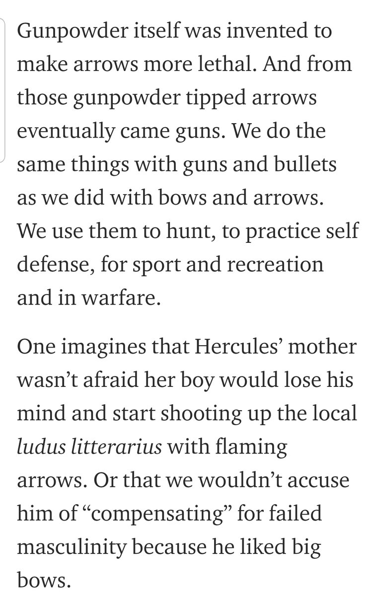 Frankly, that little draft article is insufficient to address the complex issue of guns, gun rights and the rights of a citizenry to be safe from violent threat.It's a book length issue. I do hope someone writes one.