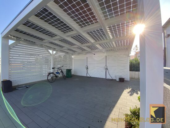 Operation Solarcarport - Was weiter geschah - inkl. erstem Panelputz - meintechblog.de/2020/09/operat…