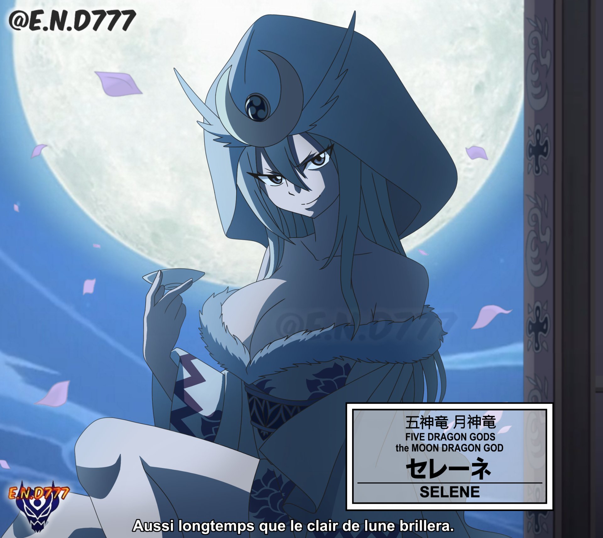 E N D777 Commissions Are Open Fairytail100yearsquest Chapitre 50 Selene Dieu Dragon De La Lune Moon Dragon God Selene Anime Style C Hiro Mashima Atsuo Ueda Colo By Me E N D777 Fairytail