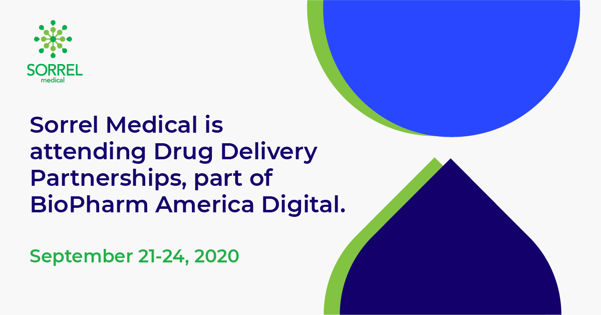 SorrelMedical's tweet photo. Join Sorrel at this year’s Drug Delivery Partnerships conference! Schedule a meeting by reaching out to partnerships@sorrelmedical.com. https://t.co/HHXFcSgnId #drugdelivery #ddpconf https://t.co/Rkov4YW9A4